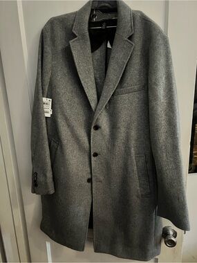 Alfani Light Grey Men's Overcoat